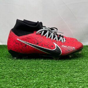 Nike Zoom Mercurial Superfly 9 Academy FG By You Men's 5.5 Red Soccer Cleats